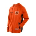 thumbnail image 2 of Men's New Era  Orange Cincinnati Bengals Combine Authentic Raglan Scuba Full-Zip Hoodie, 2 of 5