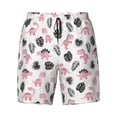 thumbnail image 4 of Lsque Mens Swim Trunks Cute Dinosaur Pattern - Bathing Suit Compression Liner - Beach Swim Shorts Swimwear - (S-3XL) - Stretch Quick Dry -Large, 4 of 9