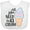 AA-White, variant on Inktastic All You Need is Ice Cream with Ice Cream Cone Boys or Girls Baby Bib