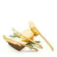 thumbnail image 3 of Viski Stainless Steel Cheese Knives for Hard and Soft Cheese, Set of 3 Gold, 3 of 4