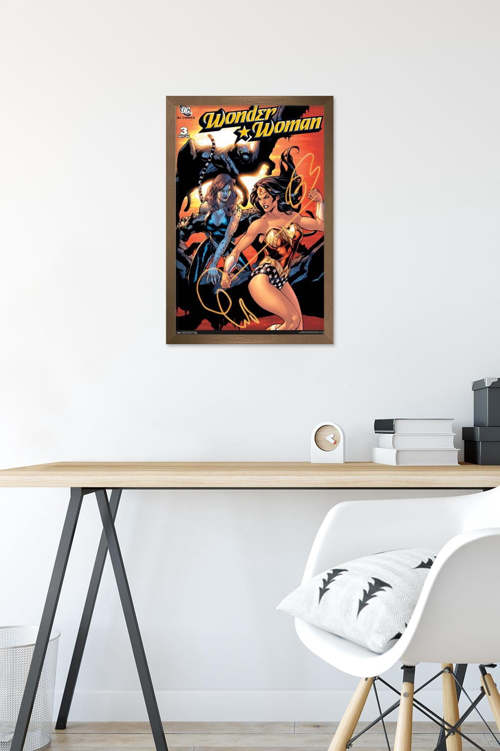 DC Comics - The Cheetah - Wonder Woman #3 Wall Poster, 14.725" x 22.375", Framed
