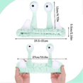 thumbnail image 2 of 2 Pieces Snail Headband, Face Wash Headband Spa Hair Bands Makeup Headbands, Women Cartoon Cute Coral Fleece Elastic Headband, Creative Hair Accessori, 2 of 5