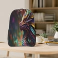 thumbnail image 5 of Susaid Rainbow Scales Fantasy Dragon Print Clear Backpack See Through Transparent Plastic Clear Bookbags for School, College, Stadium,Work, 5 of 7
