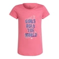 thumbnail image 1 of PLAYERA ADIDAS NIÑOS GIRLS POWER ROSA CASUAL HL1616 rosa 00L, 1 of 3