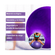 thumbnail image 2 of Pelota Fitness De Ejercicio Para Yoga Pilates 65cm Con Bomba Morado, 2 of 5