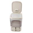 thumbnail image 4 of Rice Bucket, Plastic Rice Bucket Airtight Rice Container Flour Container Rice Plastic Storage Bin Rice Storage Container Large Capacity Rice Storage For Home Use, 4 of 8
