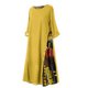 thumbnail image 3 of Vestido Mujer Casual Maxi Vestido Botón Decoración Algodón Lino Traje de vacaciones (Amarillo XXL) Kuymtek Amarillo T XXL para Mujer, 3 of 8