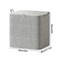 thumbnail image 2 of DPTALR Non-woven Zipper Storage Bag Moving Quilt Storage Basket Travel Large-capacity Clothing Storage Bag, 2 of 2