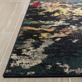 thumbnail image 4 of SAFAVIEH Monaco Adolf Abstract Colorful Runner Rug, Brown/Teal, 2'2" x 8', 4 of 6