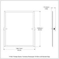 thumbnail image 2 of Prestige Skyline Collection Frameless Rectangular Tilt Mirror with Beveled Edge, 2 of 2