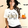 thumbnail image 5 of Retro Halloween Horse Ghosts T-Shirt, Cute Western Tee with Spooky Vibes, 5 of 5