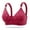 Hot Pink, variant on Jacenvly Bralettes for Women Plus Size Print Soft Comfortable Women Bras Woman'S Plus Size Wire Free Push up Bra Underwear Black