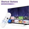 thumbnail image 3 of Voice Remote Replacement Control(Remote Only) Fit for Google Chromecast 4K Streaming Media Player Chromecast Remote Replacement for Google TV GA01919-US GA01920-US GA01923-US White, 3 of 8
