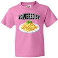 thumbnail image 3 of Inktastic Powered by Macaroni and Cheese Youth T-Shirt, 3 of 5