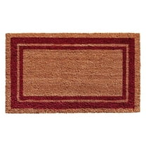 Calloway Mills Burgundy Border Outdoor Doormat 24" x 36"