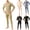 Black, variant on Men's Thermal Underwears Set Fleece Base Layer Set Silk Thermal Long Johns Set Crewneck Long Sleeve Unisex Solid Base Underwears Mens Home Sleepwear