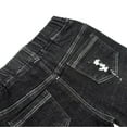 thumbnail image 5 of KIDSCOOL SPACE Baby Boy Elastic Waist Ripped Denim Washed Pants,Black,12-18 Months, 5 of 6