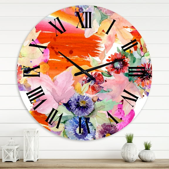 Designart 1 in Quartz Modern and Contemporary Wall Clock