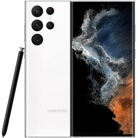 Samsung Galaxy S22 Ultra 5G, Verizon Only | White, 128 GB, 6.8 in | Grade B-