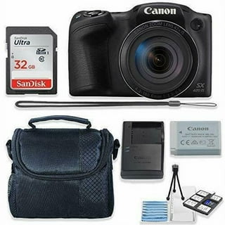 Canon PowerShot SX530 HS 16MP 50x Opt Zoom Full HD Digital Camera Black  Deluxe Bundle. Includes 8GB Secure Digital SD Memory Card, Compact Deluxe  Gadget Bag, 3pc. Lens Cleaning Kit, and 1