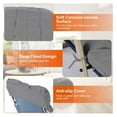 thumbnail image 5 of Lounge Chair Cushions 67x22x4in Thickened Padding Chaise Lounger Cushion Recliner Rocking Chair Sofa Mat Pad Chair Cushion for Indoor Outdoor Furniture, Chair Cushion/Grey, 5 of 5