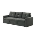 thumbnail image 2 of Dark Gray Fabric Sleeper with 73" Seat Width / Spacious Seating and Sleeping, 2 of 2