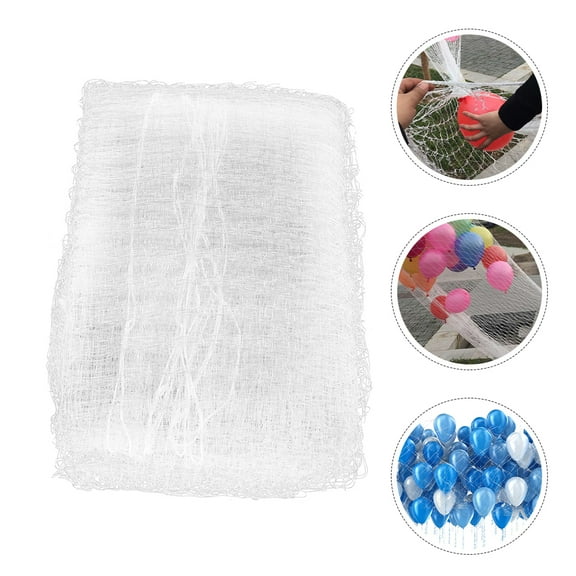 Hemobllo Balloon Release Net Large White PP Material for Party Ceiling Balloon Drop Decoration