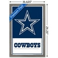 thumbnail image 3 of NFL Dallas Cowboys- Logo 21 Wall Poster, 14.725" x 22.375", Framed, 3 of 3