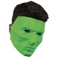 thumbnail image 1 of Máscara Poligonal Neon Verdes Ghoulish Productions Halloween, 1 of 1