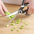 thumbnail image 6 of Snmubt Kitchen Scissors Stainless Steel Kitchen Scissors Versatile Heavy-Duty Scissors for Kitchen Small Tools (As Shown, Plastic), 6 of 9