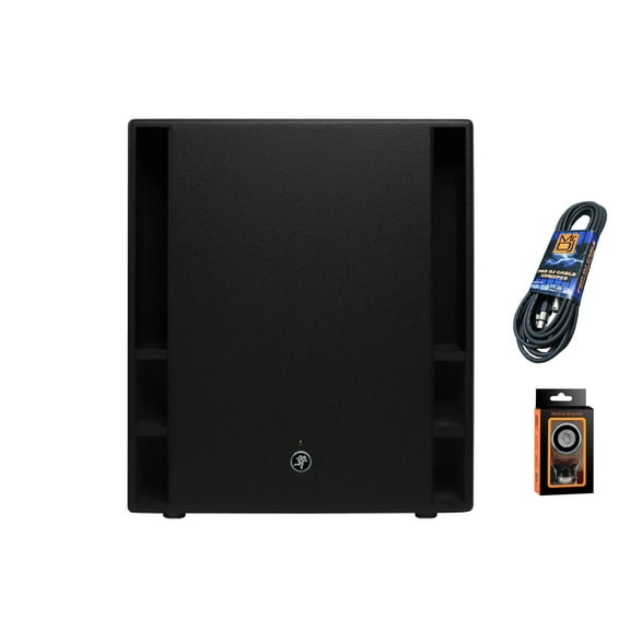 Mackie Thump 118S 1400W 18" Powered PA Subwoofer  Cables and Mobile Phone Holder