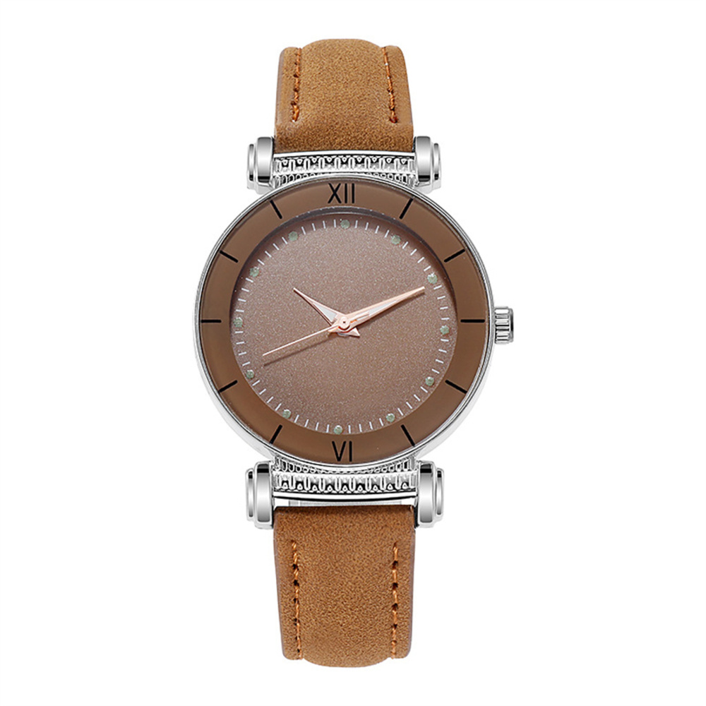 Women's Watch Leather Band Stylish Watches Quartz Stainless Steel