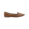 thumbnail image 1 of Flats clásicas Exterior Piel vegana Color Café Para Mujer, 1 of 3