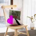 thumbnail image 5 of LALILO Throw Pillow Covers Sign Showing You Love Motivational Deep Cushion Cover 18" x 18", 2222 Pack, 5 of 6