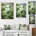thumbnail image 4 of Designart "Tranquil Minimalist Jungle Palms" Palms & Palm Trees Floater Framed Canvas Wall Art, 4 of 5