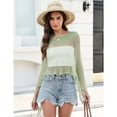 thumbnail image 4 of Sheer Poncho Tops for Women Shrug Bolero Lightweight Knit Crochet Shrug Mesh Cover Up Summer 2026, 4 of 8
