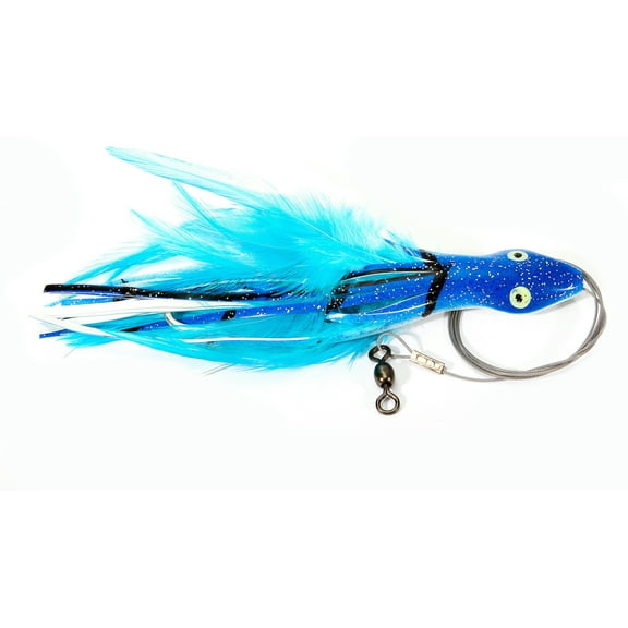 Boone Dolphin Rig, Blue Mackerel - 6.5", 1.5 oz. 7/0 Wire