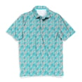 thumbnail image 3 of SCALES Sea Stripes Short Sleeve Polo Navy, 2XLarge, 3 of 3