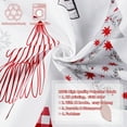 thumbnail image 2 of Ikfashoni Christmas Tree Shower Curtain with Hooks, Red Waterproof Bathroom Curtains, 72"X72", 2 of 7