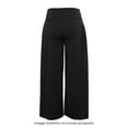 thumbnail image 2 of Panatalón George Para Mujer Talla M Color Negro Corte Wide Leg, 2 of 4