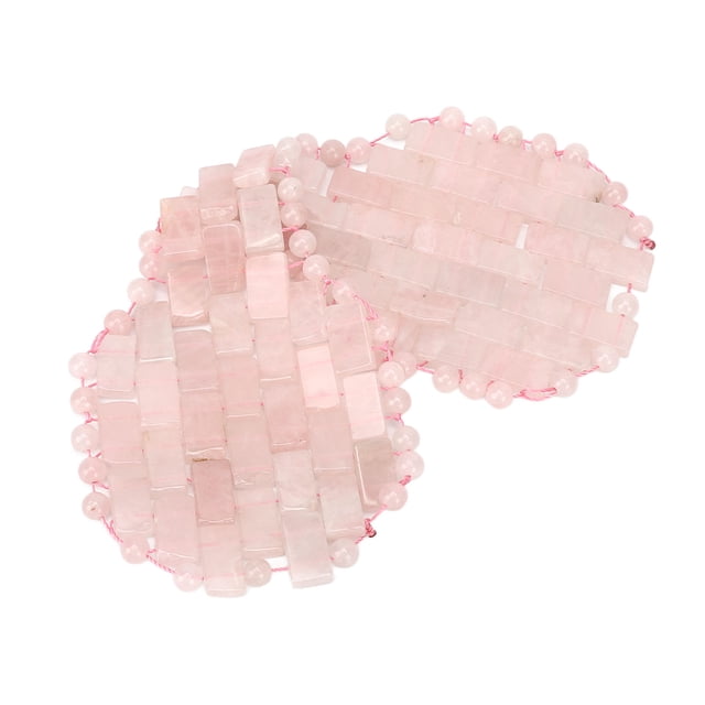 Almohadilla para ojos de piedra de jade piel apta para promover el sueño Almohadilla para ojos para dormir de piedra de jade rosa para la piel de los ojos ANGGREK Otros