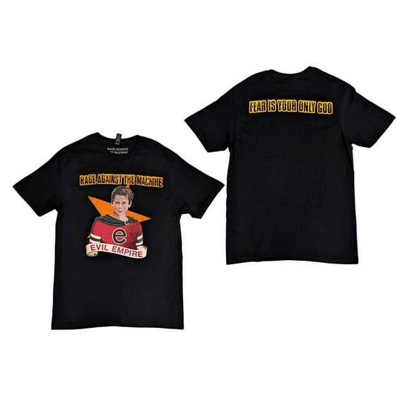 Rage Against The Machine Men's Fear Is Our Only God T-Shirt Black Small | Officially Licensed Merchandise