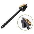 thumbnail image 2 of Convenient 3 In 1 Outdoor Barbecue Grill Brush Long Brush Handle Cleaning, 2 of 9