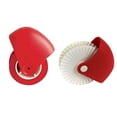 thumbnail image 3 of Ounissouiy Galleta Tarta Pizza Pastelería Entramado Rodillo Cortador Craft Cocina Tool Herramientas y accesorios para hornear Blanco rojo patrón de cáñamo, 3 of 6