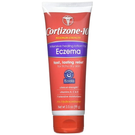Cortizone-10 Maximum Strength Intensive Healing Lotion for Eczema 3.50 Ounce - Pack of 2