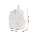 thumbnail image 5 of Luxtrada School Backpack for Teen Women Laptop Backpack College Bookbags Middle School Travel Work Commuter Back Pack (White), 5 of 9