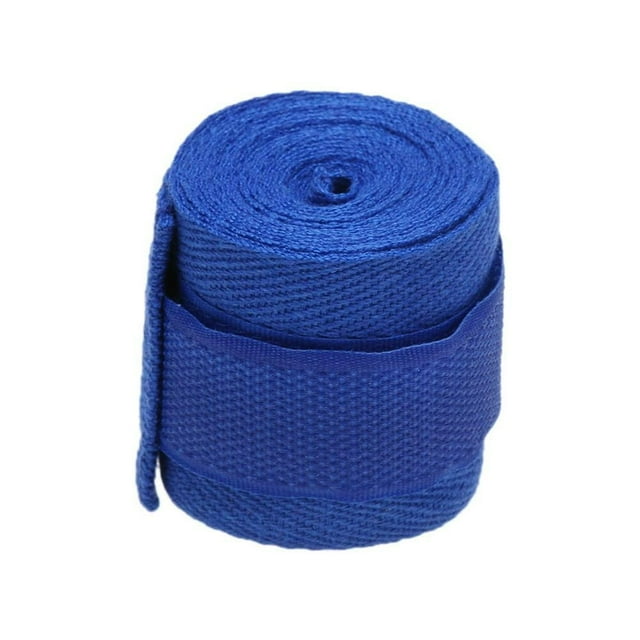 Bandage de Boxe de Sangle de Sport Muay MMA Taekwondo Gant de Main Wrap(Noir)
