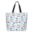 thumbnail image 1 of Easygdp Swimming Shark Bolsas Tote para Mujer, Bolsos de Hombro para Viaje, Bolsos de Mano de Gran Capacidad para Compras y Trabajo, 1 of 8