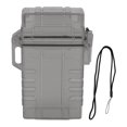 thumbnail image 1 of Clear Plastic Cigarette Case, 20 Cigarettes Capacity, Waterproof, Cigarette Organizer, Black, 1 of 4