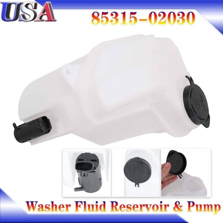 Windshield Washer Fluid Reservoir Tank W/Pump For 98-02 Corolla L4 8531502030